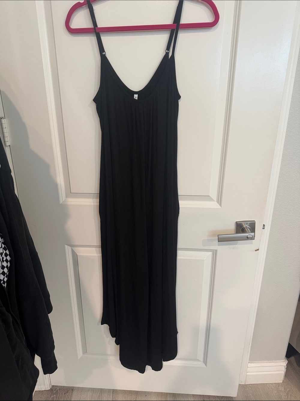 Black Cotton Junpsuit - Women
